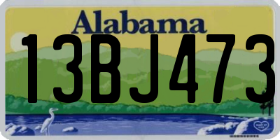 AL license plate 13BJ473