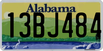 AL license plate 13BJ484