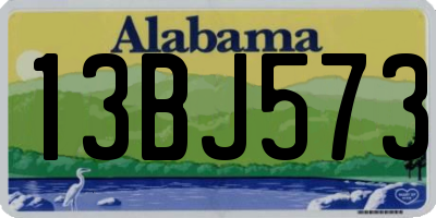 AL license plate 13BJ573