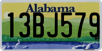 AL license plate 13BJ579