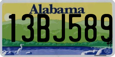 AL license plate 13BJ589