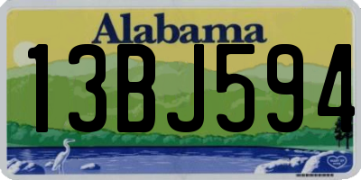 AL license plate 13BJ594