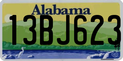 AL license plate 13BJ623