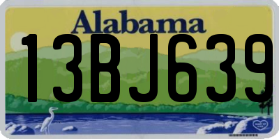 AL license plate 13BJ639
