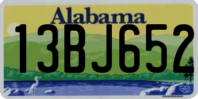 AL license plate 13BJ652