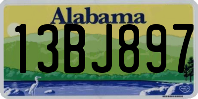 AL license plate 13BJ897