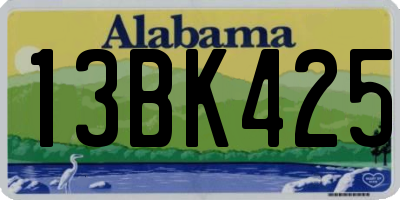 AL license plate 13BK425