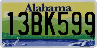 AL license plate 13BK599