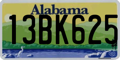 AL license plate 13BK625