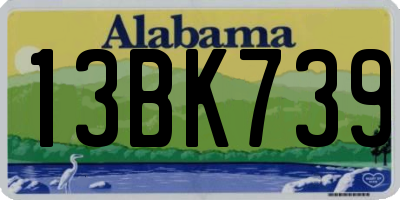 AL license plate 13BK739