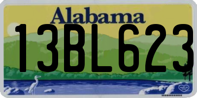 AL license plate 13BL623