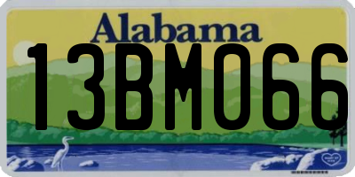 AL license plate 13BM066