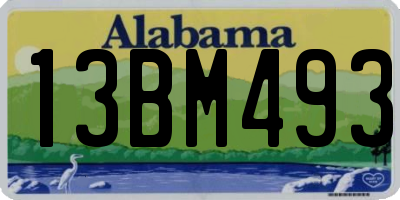 AL license plate 13BM493