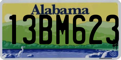 AL license plate 13BM623