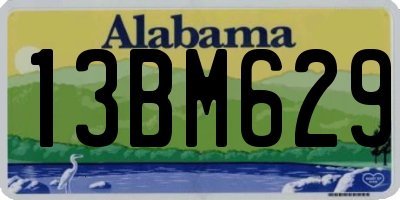 AL license plate 13BM629