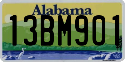 AL license plate 13BM901