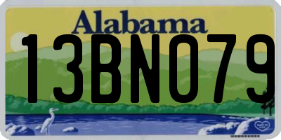 AL license plate 13BN079
