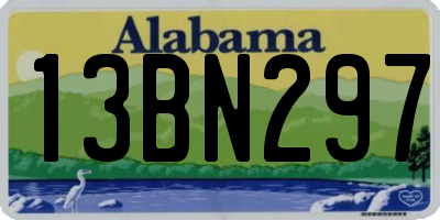 AL license plate 13BN297