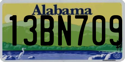 AL license plate 13BN709