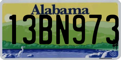 AL license plate 13BN973