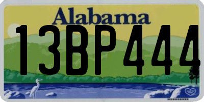 AL license plate 13BP444