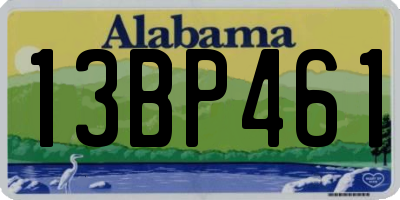 AL license plate 13BP461