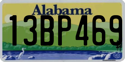 AL license plate 13BP469