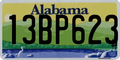 AL license plate 13BP623