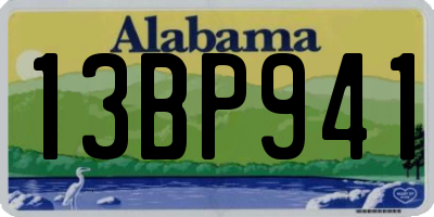 AL license plate 13BP941
