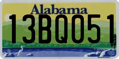 AL license plate 13BQ051