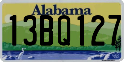 AL license plate 13BQ127
