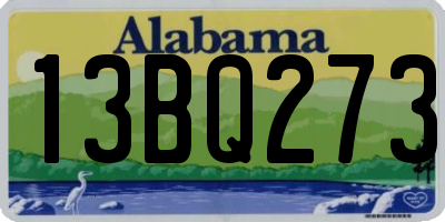 AL license plate 13BQ273