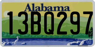 AL license plate 13BQ297