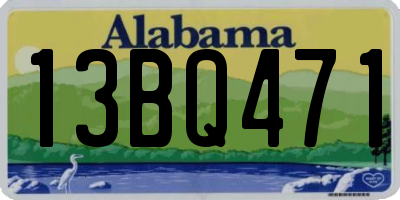 AL license plate 13BQ471