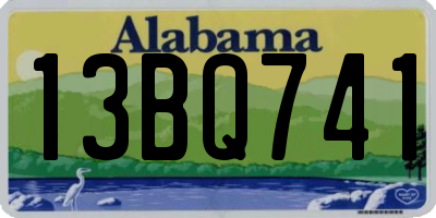 AL license plate 13BQ741