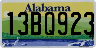 AL license plate 13BQ923