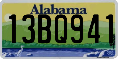 AL license plate 13BQ941