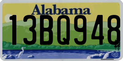 AL license plate 13BQ948