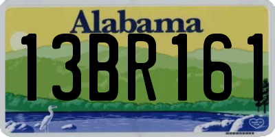 AL license plate 13BR161