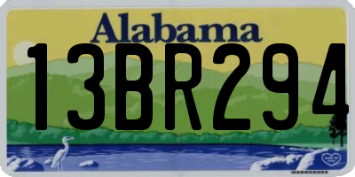 AL license plate 13BR294