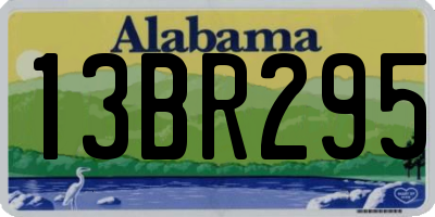 AL license plate 13BR295