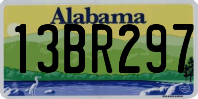AL license plate 13BR297