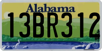 AL license plate 13BR312