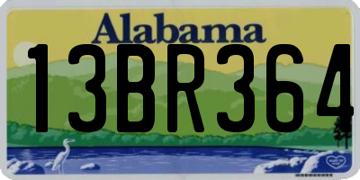 AL license plate 13BR364