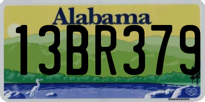 AL license plate 13BR379