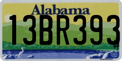 AL license plate 13BR393