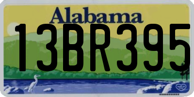 AL license plate 13BR395
