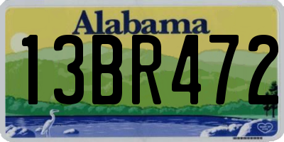 AL license plate 13BR472