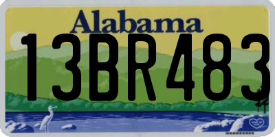 AL license plate 13BR483