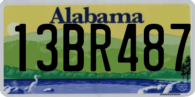 AL license plate 13BR487